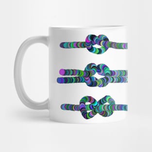 Colored Knots Abstract Mug